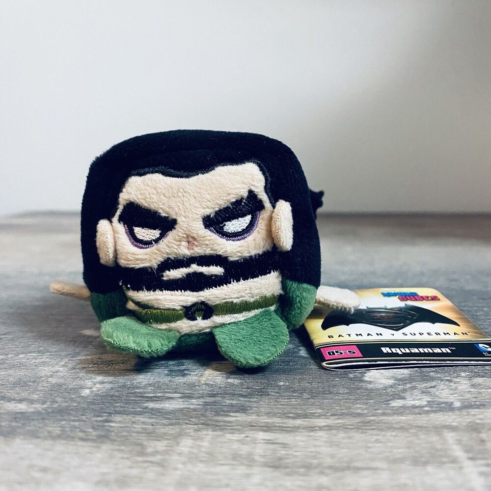 Wish Factory Kawaii Cubes DC Batman Vs. Superman Aquaman Plush Toy